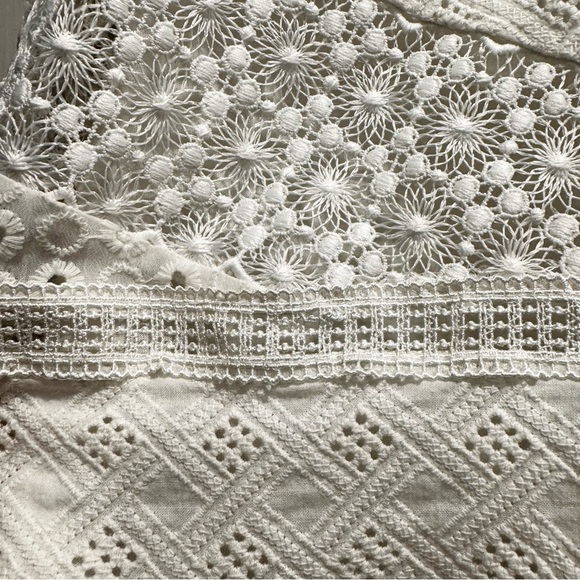 Anthropologie x James Coviello Burnham Lace Top M Cottagecore Boho Festival - Picture 11 of 15